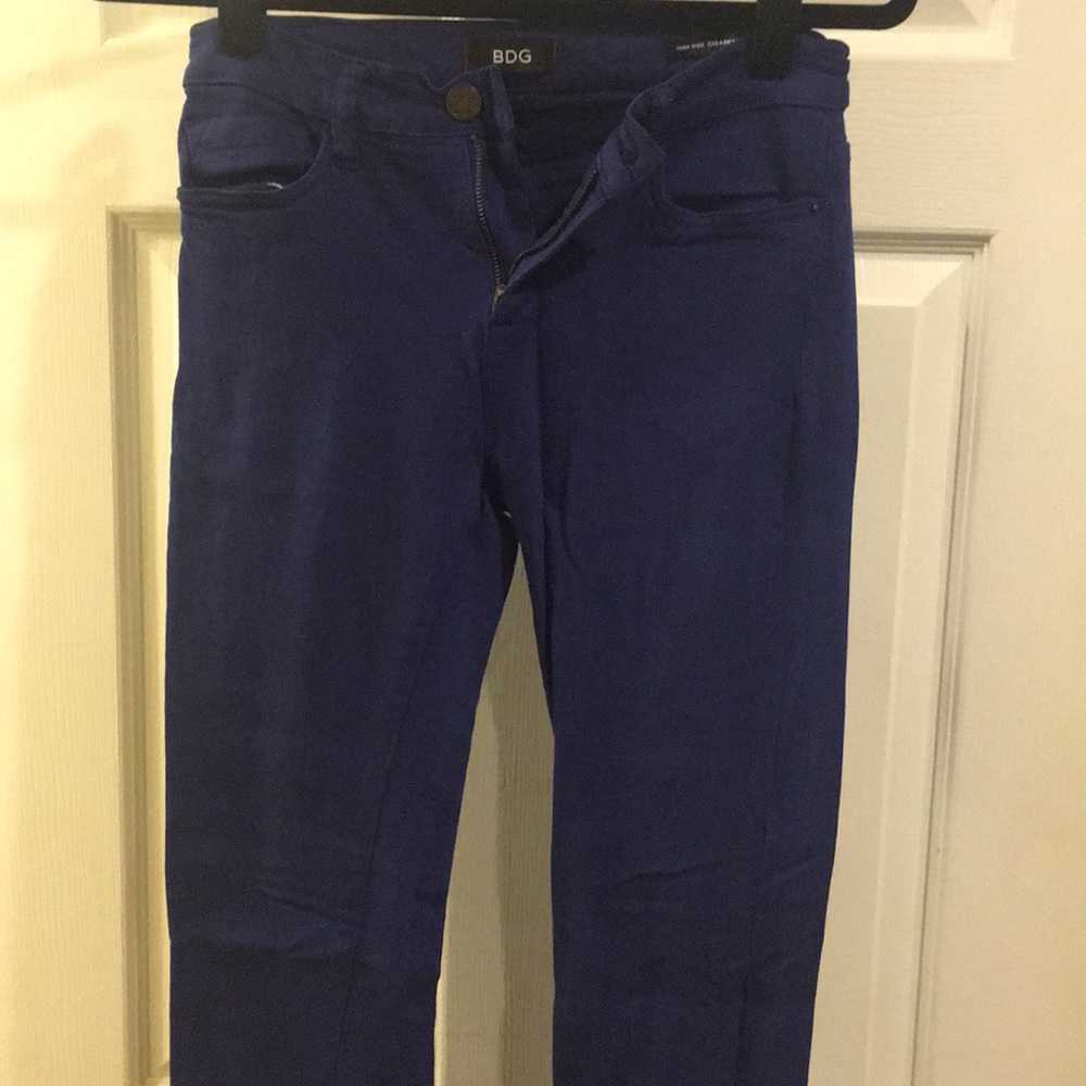 Blue High Waisted Skinny Jean